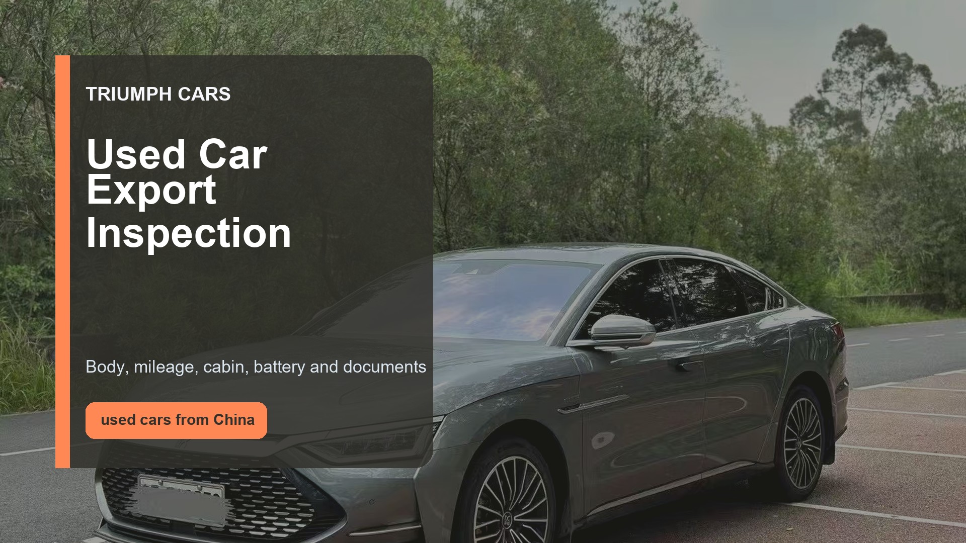 Used Cars from China: Inspection Checklist Before Export